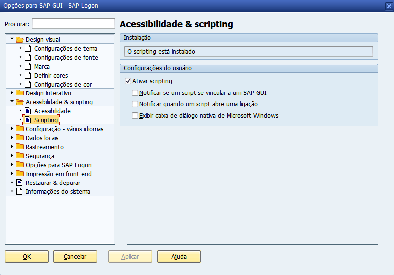Acessibilidade & Scripting